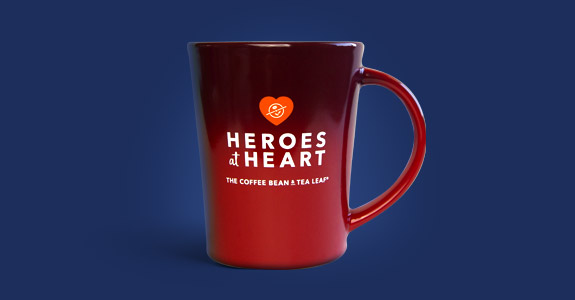 Heroes at Heart Red Coffee Mug