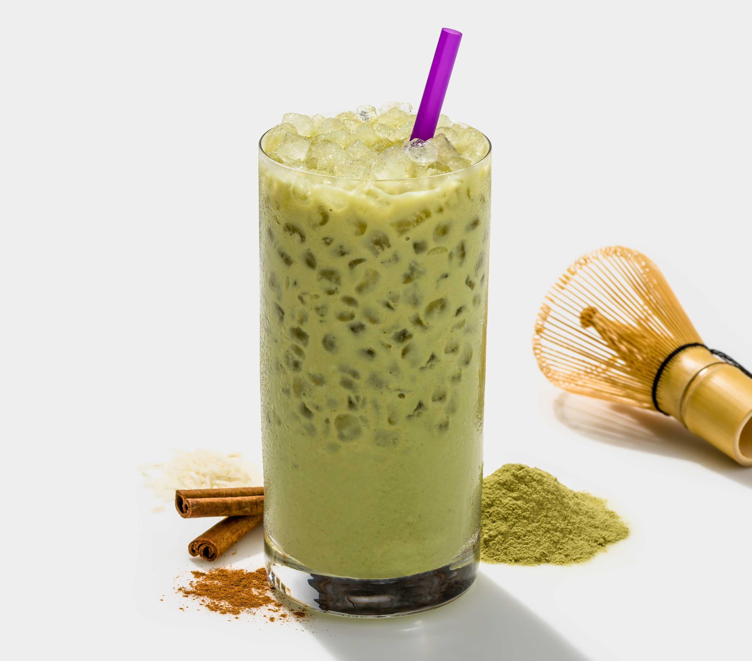 Matcha Horchata Latte, Iced Latte & Ice Blended® drink Matcha Horchata Latte, Iced Latte & Ice Blended® drink