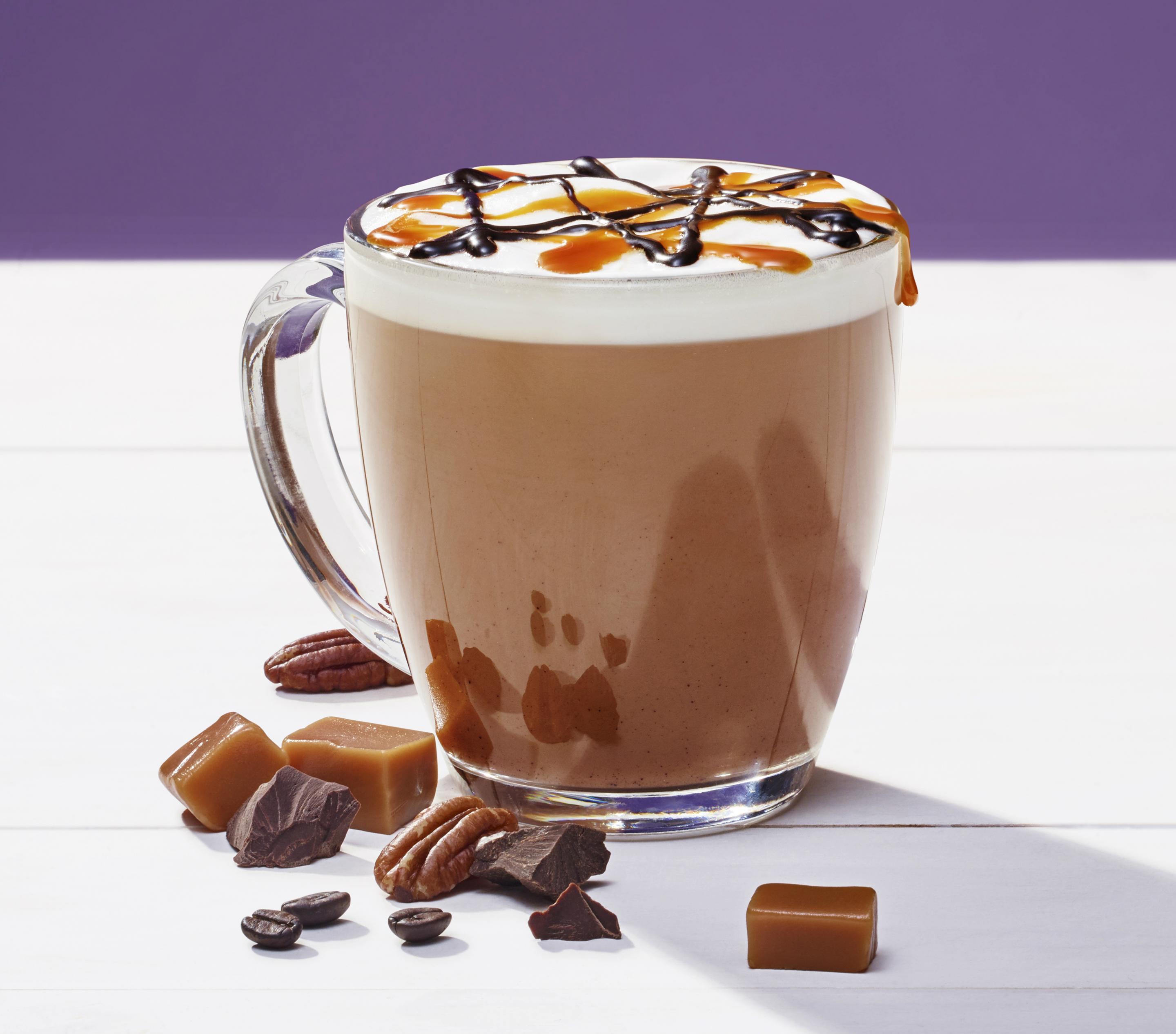Chocolate Pecan Latte & ICE BLENDED® Chocolate Pecan Latte & ICE BLENDED®