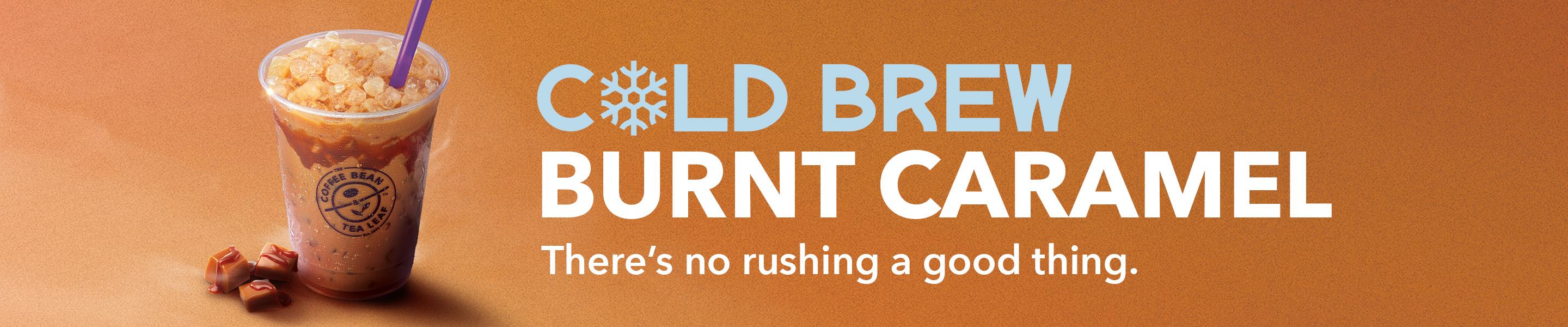 Burnt Caramel Cold Brew Latte